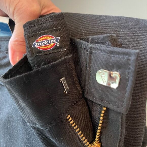 NWT Dickies black flat front classic pants Size 16 - Picture 7 of 8